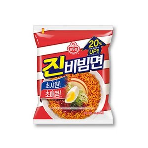 오뚜기 진비빔면, 20개, (4개입 X 5팩) (11,000원) (무료)