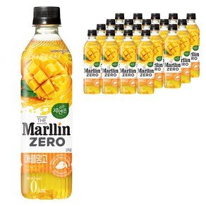 자연은 더말린 제로 애플망고, 500ml, 20개 (12,540원)