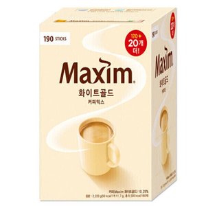 화이트골드 커피믹스 190T (25,250원/무료)