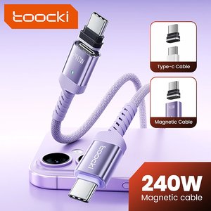 투키 240W USB C 마그네틱 충전 케이블 PD 고속충전케이블 (5원 / 무료)