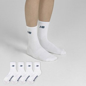 뉴발란스 베이직 로고 파일 중목 양말 4켤레 (12,290원)