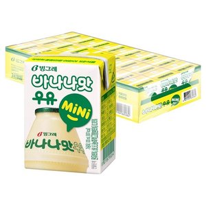 바나나맛우유 mini, 120ml, 24개 와우무배 (15,500원/무료)
