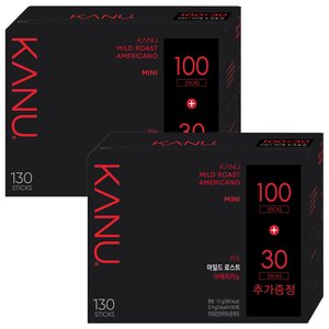 카누 미니 마일드 아메리카노 130개입, 2개 (37,900원) (무료)