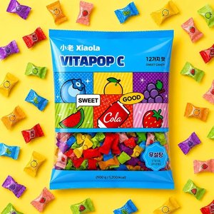 무설탕 샤오라 비타민C 12종 민트 비타핍C 미니캔디 500g 1개 (9,900원) (무료)
