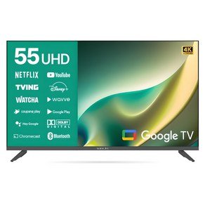 와이드뷰 4K UHD 구글3 스마트 TV, 139cm(55인치), WGE55UT1, 스탠드형, 방문설치 (399,610원)