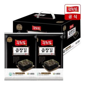 광천김 무조미 구운 곱창김 선물세트 (15,500원) (무료)