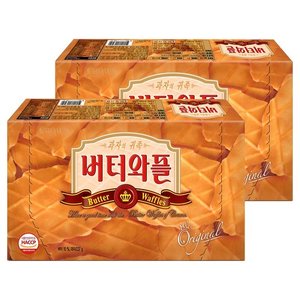 크라운 버터와플, 237g, 2개 (4,800원) (와우무료)