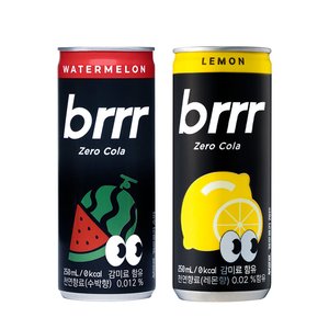 부르르 수박콜라 + 레몬콜라 250ml X 각 30캔 네이버멤버십 (18,460원) (무료)