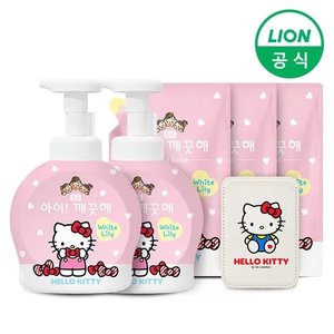 아이깨끗해 헬로키티 콜라보 490ml 용기 2개+450ml 리필 3개+맥세이프 카드지갑 (24,900원) (무료)