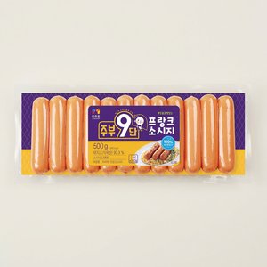 목우촌 주부9단 프랑크 소시지, 500g, 3개 (14,500/무료)