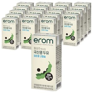 이롬 황성주 박사의 국산콩 두유 검은콩 고칼슘, 190ml, 20개 (8,870원)