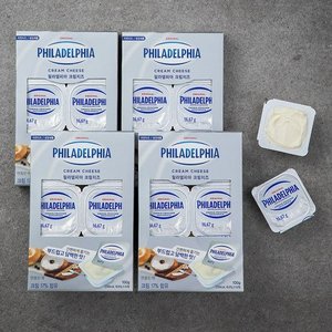 필라델피아 크림치즈 포션 16.67g 6개입 x 4팩 총 24개 (6,480원/무료)