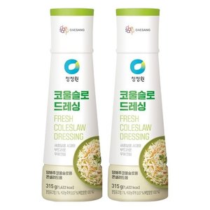 청정원 코울슬로 드레싱, 315g, 2개 (4,480원)