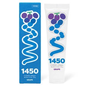 닥터노아 중금속 안심 1450 고불소 어린이치약 포도향, 1개, 60g (6,490원)