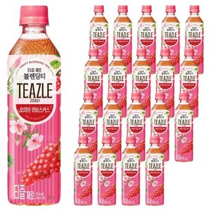 티즐 제로 오미자 히비스커스, 500ml, 20개 (12,870원)