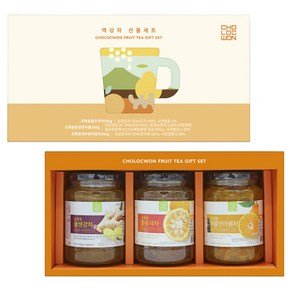 초록원 액상차 3종 선물세트 + 쇼핑백, 꿀생강차 560g + 꿀유자차 580g + 제주한라봉차 560g, 1세트 (17,620원)