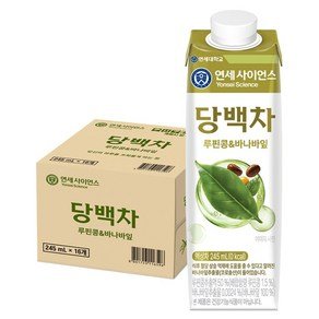 연세유업 식후 혈당 케어 차 당백차, 16개, 245ml (8,720원)