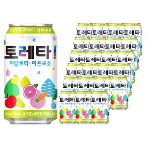 토레타 이온음료 캔, 340ml, 24개 (12,200원/무료)