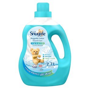 스너글 허거블 코튼 클린 앤 케어 액체 세탁세제 본품, 2.7L, 1개 (11,860원)