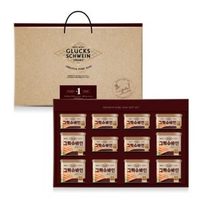 그릭슈바인 캔햄 선물세트 (특1호 200g6 + 340g6) (삼성카드 38,690원/무료)
