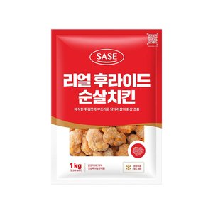 사세 리얼 후라이드 순살 치킨 (냉동) 1kg (11,900원/무료)