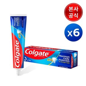 콜게이트 캐비티 프로텍션 175g 고불소치약 레귤러 6개 (18,990원) (무료)