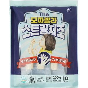 The 모짜렐라 스트링치즈 200gX2봉/3봉(9,810원/무료)