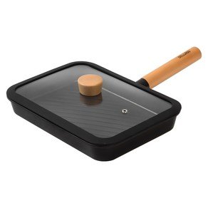 델라고 인덕션 통주물 사각그릴팬 블랙, 28cm, 1개 (28,390원)