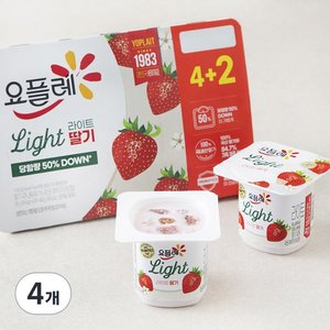 요플레 라이트 딸기, 80g, 24개 (11,940원)