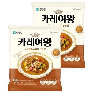 카레여왕 구운마늘 앤 양파 진한 맛, 108g, 2개 (4,600원)