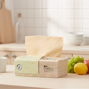무표백 대나무 뽑아쓰는 키친타올 100매 12팩 (8,990원/무료)