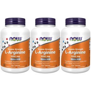 나우푸드 더블 스트랭스 L-아르기닌 1000mg 타블렛, 120정, 3개 (51,280원)
