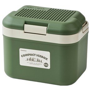 글라스락 컴팩트 아이스박스, 카키, 9.5L (18,410원)