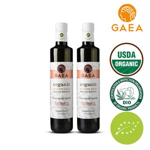 가이아 유기농 항공 직수입 고폴리페놀 햇올리브유 엑스트라버진 올리브오일 500ml, 2개 (네멤40,370) (무료)