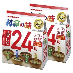 마루코메 미소시루 료테이노아지 요정의 맛 24식 즉석식품 된장국, 2개 (9,530원/무료)