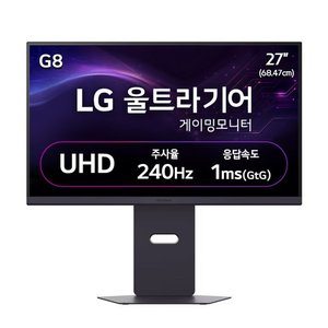 LG 4K 240Hz 나노ips 블랙 울트라기어 게이밍 모니터 27G850A (684,050원 / 무료)