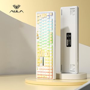 AULA 독거미 F108 유무선 기계식 키보드 썬플라워 저소음축 (34,740원) (무료)