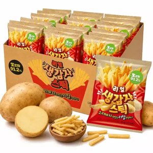 리얼 생감자스틱 20g 18봉 (8,900원/무료배송)