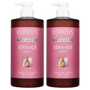케라시스 케라마이드 극손상 클리닉 샴푸, 1L, 2개 (11,980원)