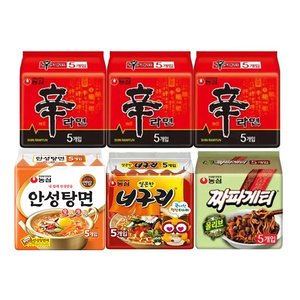 신신신안너짜(신라면15,안성5,너구리5,짜파5) 티멤버십 (11,880원/무료)