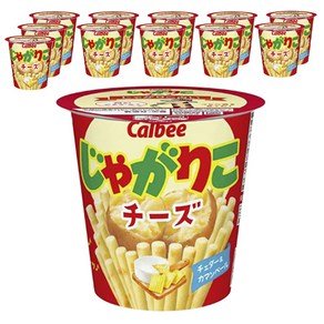 일본 calbee 가루비 쟈가리코 과자 치즈 55g 12개 (15,290원)