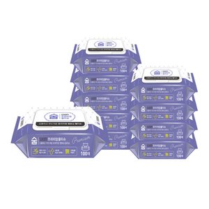 숨 프리미엄 물티슈 100매 x 10팩 (6,990원/무료)