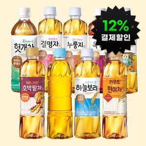 하늘보리/옥수수수염차/카무트현미차/결명자차 외 9종 500ml 20+20 골라담기(21,870원/무배)