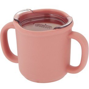 에디슨 국산 프리미엄 실리콘 트레이닝 컵, 핑크, 1개, 200ml (10,690원)