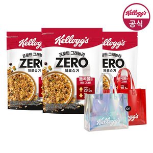 시리얼 프로틴 그래놀라 제로슈거 350g x 3개 + 비치백 (13,970원/무료)