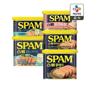 스팸 클래식 340g x5개+라이트 340g x5개(37,315원)