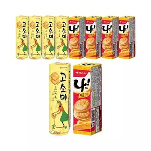 오리온 고소미 70g 5개 + 치즈크림샌드 나 77g 5개 (티멤8,800원) (무료)