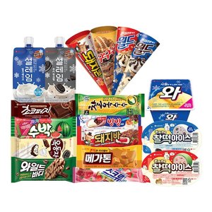 롯데 인기 콘+샌드+바 24~32개 세트 골라담기 (19,844원/무료)