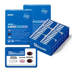 자연의품격 GNM 올인원 뉴트리션 멀티비타민 유산균, 2개, 30회분 (78,370원)