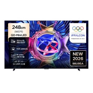 TCL 아이팔콘 4K QD MINI LED 98인치 98U95A (2,393,100원 / 무료)